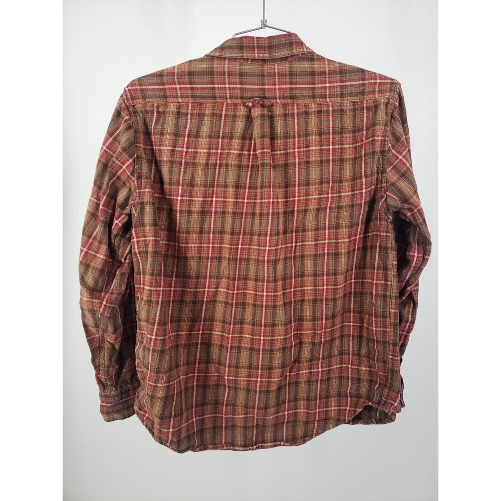 Eddie Bauer Flannel Size Large Plaid Button Down Outdoor‎ Wilderness Edition - Picture 4 of 7